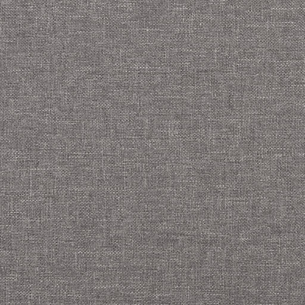 Křeslo S Podnožkou Světle Šedé Textil