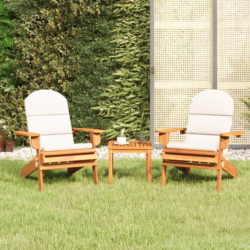 3Dílná Sada Zahradního Nábytku Adirondack Masivní Akácie