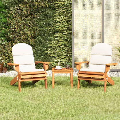 3Dílná Sada Zahradního Nábytku Adirondack Masivní Akácie