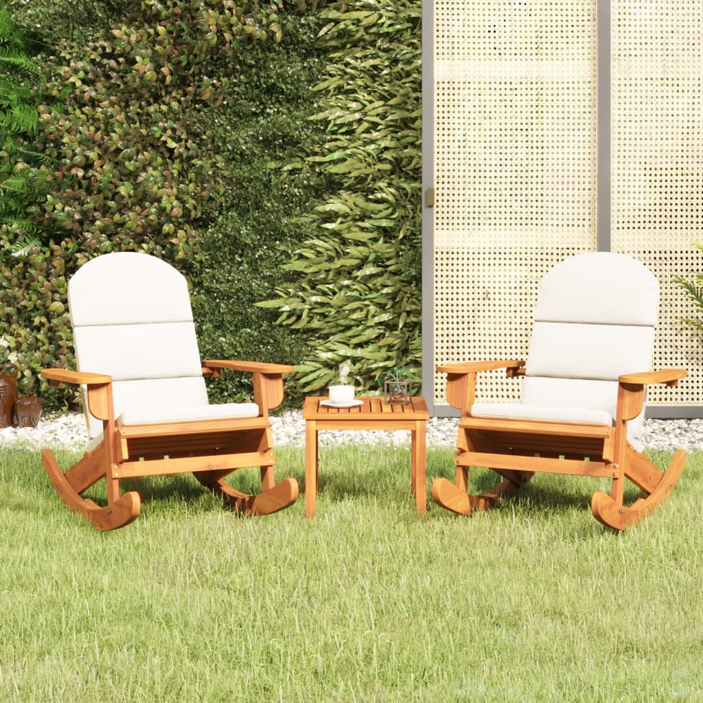 3Dílná Sada Zahradního Nábytku Adirondack Masivní Akácie