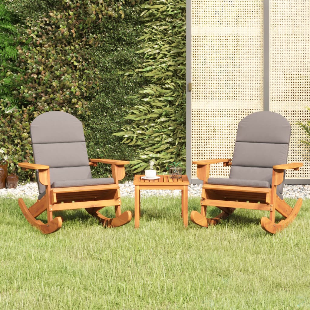 3Dílná Sada Zahradního Nábytku Adirondack Masivní Akácie
