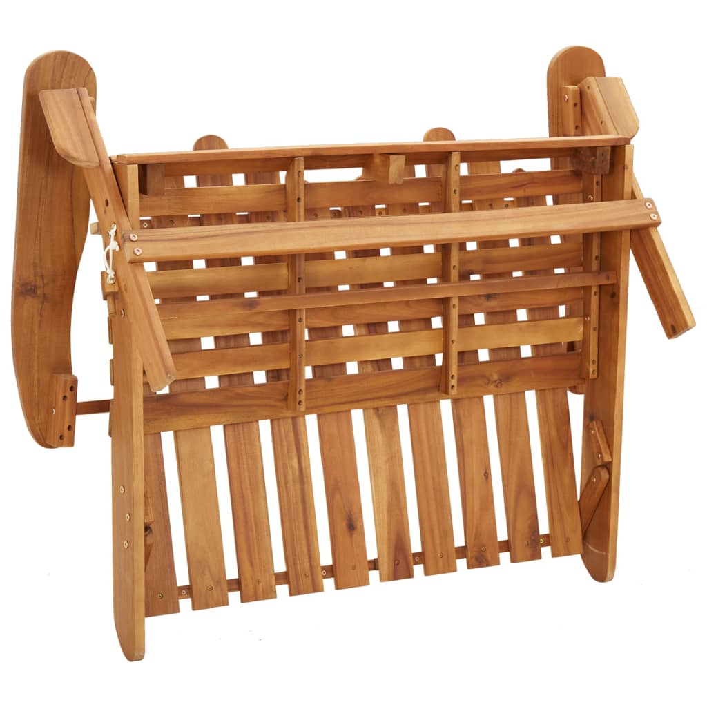 3Dílná Sada Zahradního Nábytku Adirondack Masivní Akácie
