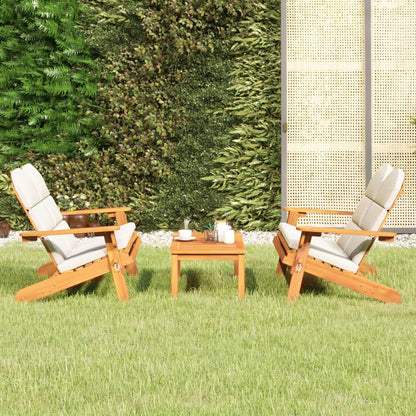 3Dílná Sada Zahradního Nábytku Adirondack Masivní Akácie