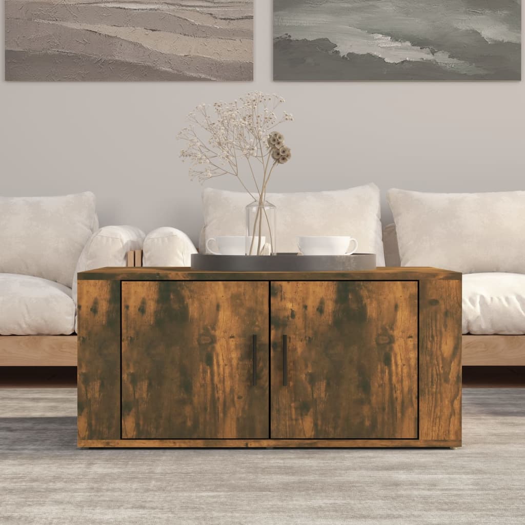 Konferenční Stolek 80 X 50 X 36 Cm Kompozitní Dřevo