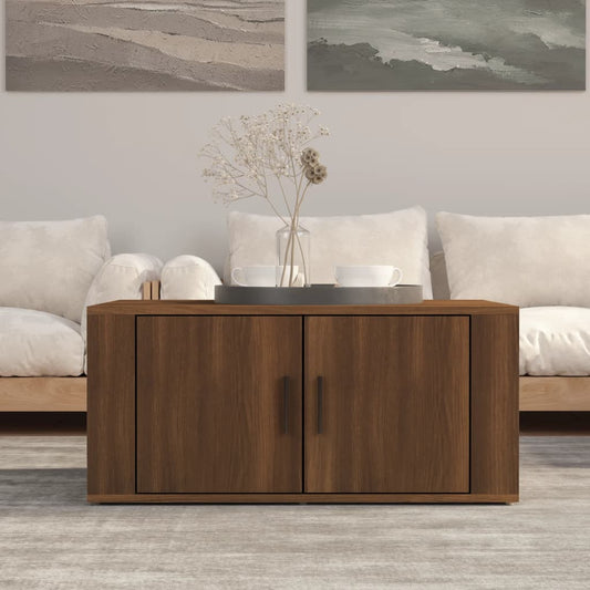 Konferenční Stolek 80 X 50 X 36 Cm Kompozitní Dřevo