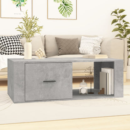 Konferenční Stolek Lesklý Bílý 100X50,5X35 Cm Kompozitní Dřevo