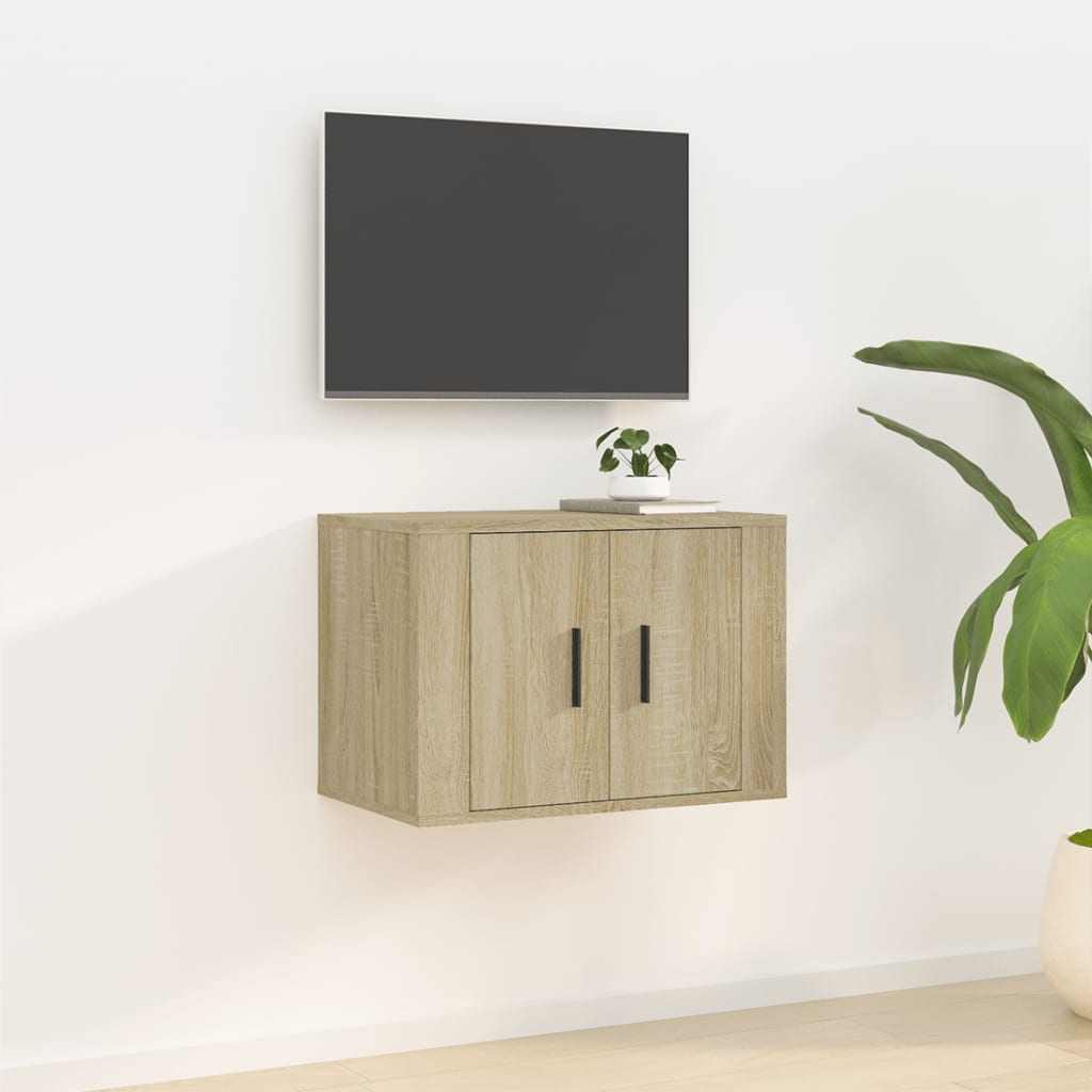 Nástěnná Tv Skříňka 100 X 34,5 X Dub Sonoma