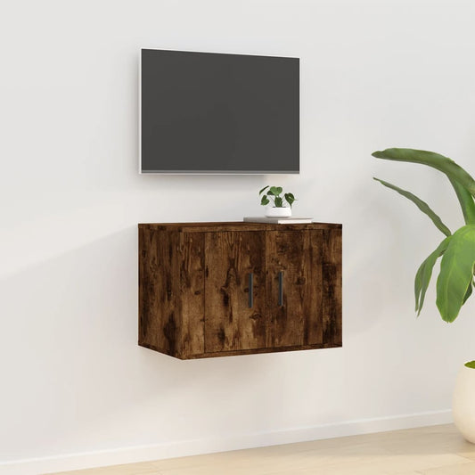 Nástěnná Tv Skříňka 57 X 34,5 X Kouřový Dub