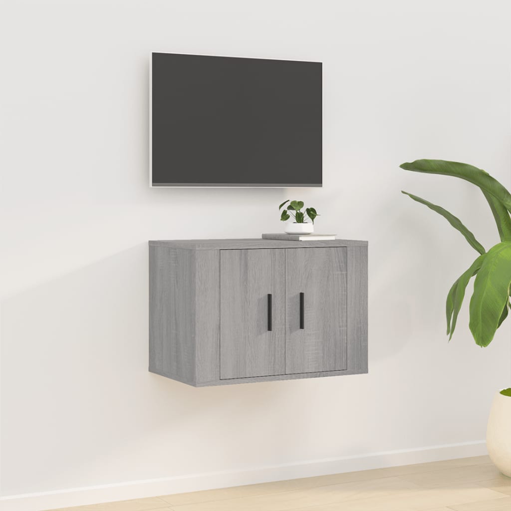 Nástěnná Tv Skříňka Šedá Sonoma 40 X 34,5 X Šedá Sonoma