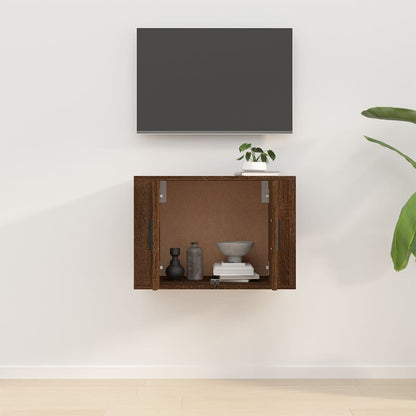 Nástěnná Tv Skříňka 57 X 34,5 X Hnědý Dub