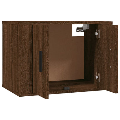Nástěnná Tv Skříňka 57 X 34,5 X Hnědý Dub