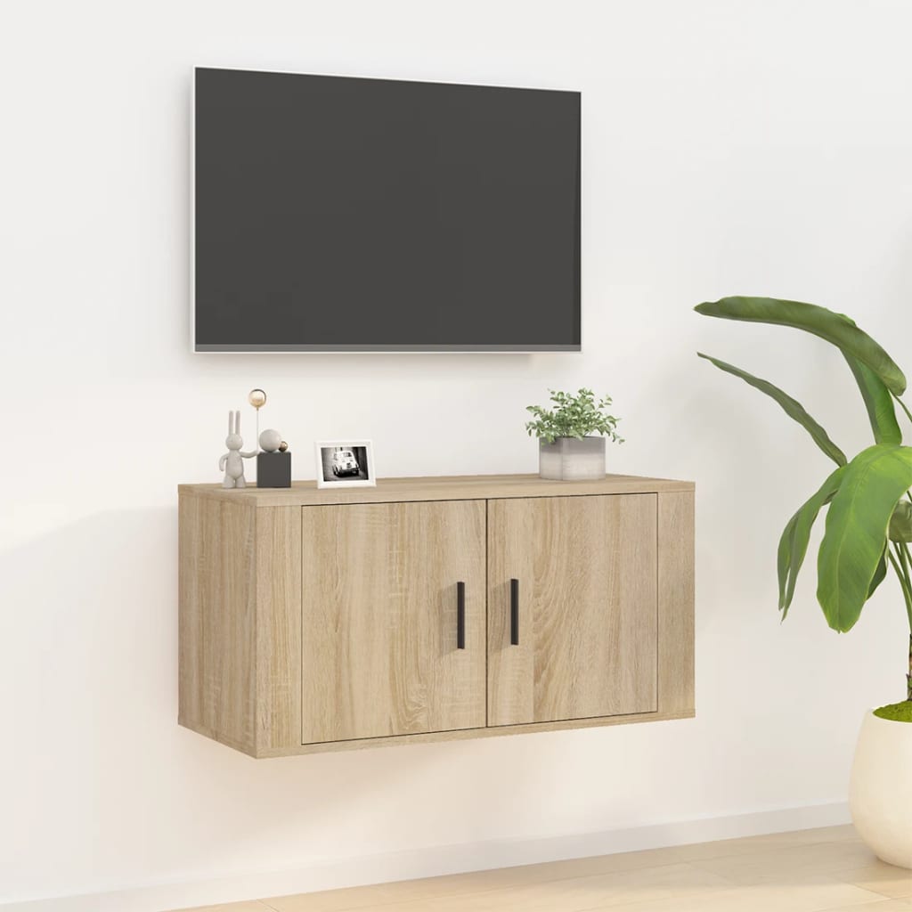 Nástěnná Tv Skříňka 100 X 34,5 X Dub Sonoma