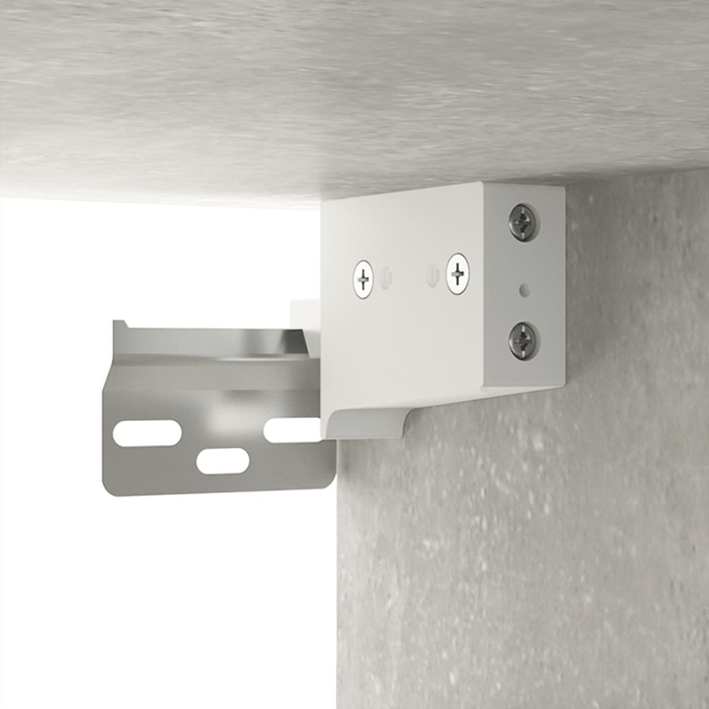 Nástěnná Tv Skříňka Betonově Šedá 80 X 34,5 X Betonová Šedá