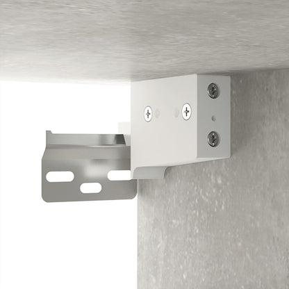 Nástěnná Tv Skříňka Betonově Šedá 80 X 34,5 X Betonová Šedá