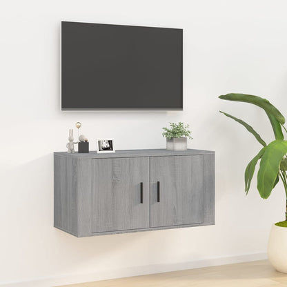 Nástěnná Tv Skříňka Šedá Sonoma 40 X 34,5 X Šedá Sonoma