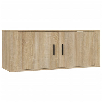 Nástěnná Tv Skříňka 100 X 34,5 X Dub Sonoma