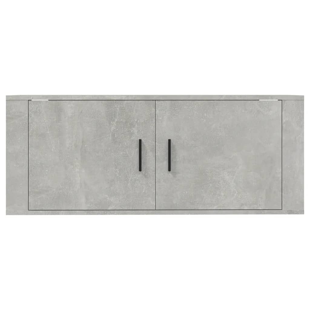 Nástěnná Tv Skříňka Betonově Šedá 100 X 34,5 X 40 Cm