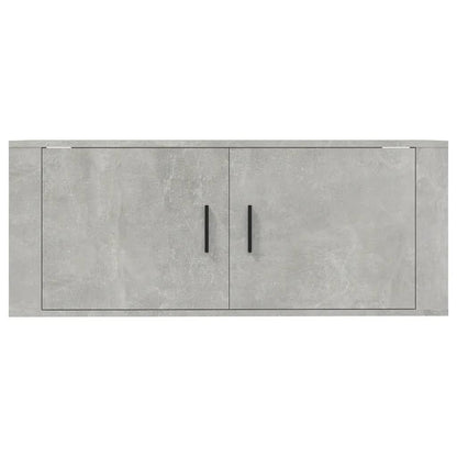 Nástěnná Tv Skříňka Betonově Šedá 100 X 34,5 X 40 Cm