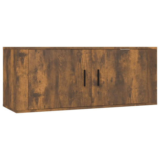 Nástěnná Tv Skříňka Kouřový Dub 100 X 34,5 X 40 Cm