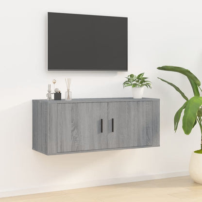 Nástěnná Tv Skříňka Šedá Sonoma 40 X 34,5 X Šedá Sonoma