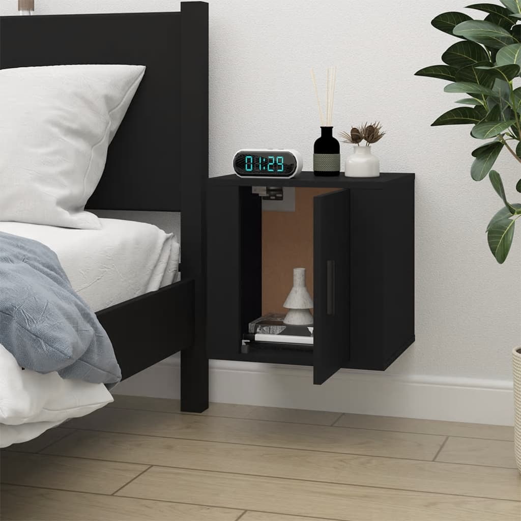 Nástěnná Tv Skříňka Černá 40 X 34,5 X Černá