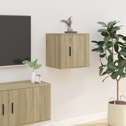 Nástěnné Tv Skříňky 2 Ks 40 X 34,5 X Dub Sonoma