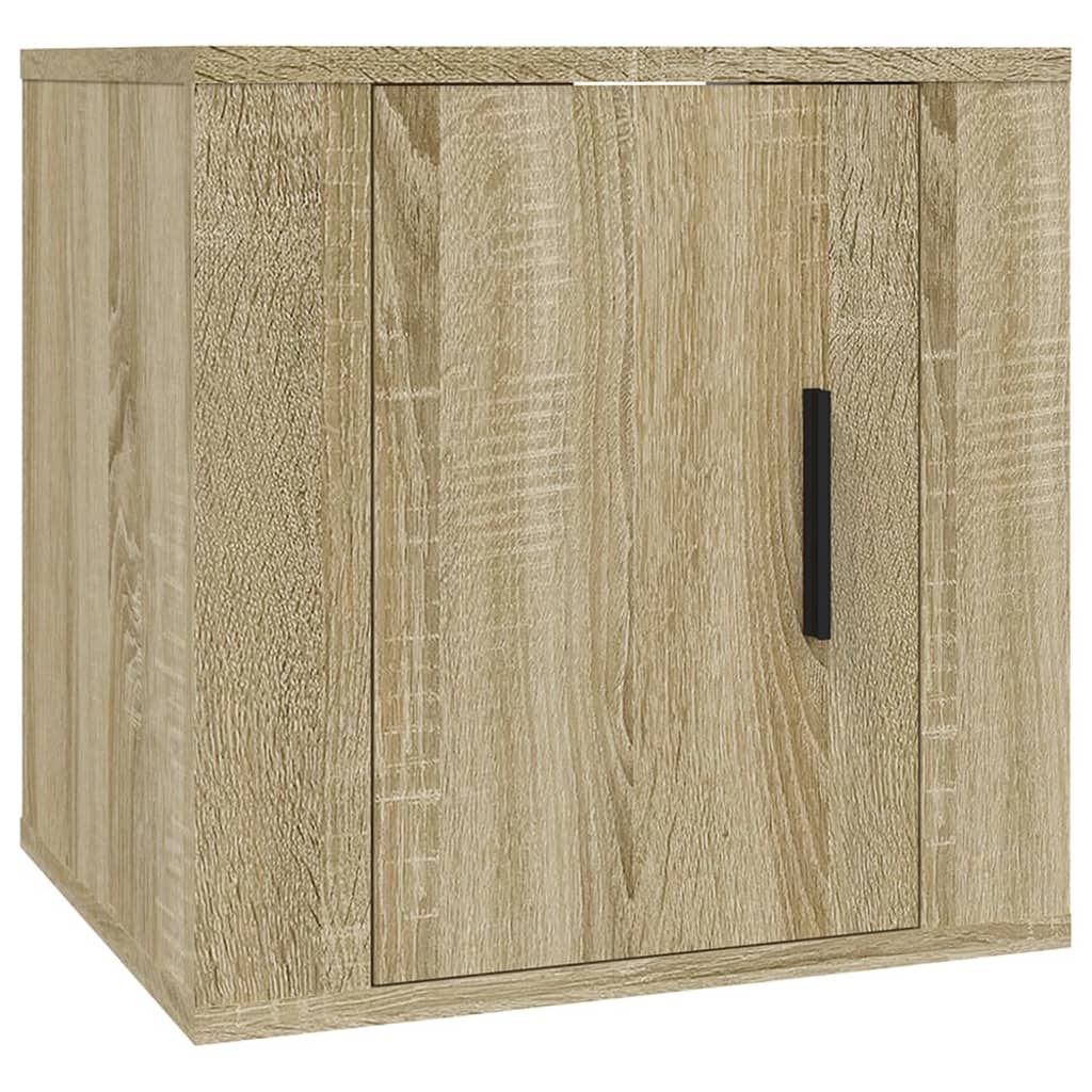 Nástěnné Tv Skříňky 2 Ks 40 X 34,5 X Dub Sonoma