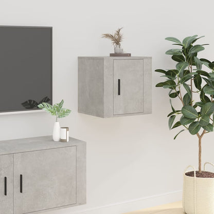 Nástěnné Tv Skříňky 2 Ks Betonově Šedé 40 X 34,5 X Betonová Šedá