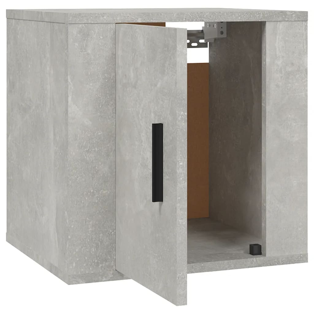 Nástěnné Tv Skříňky 2 Ks Betonově Šedé 40 X 34,5 X Betonová Šedá