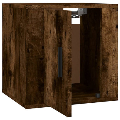 Nástěnné Tv Skříňky 2 Ks 40 X 34,5 X Kouřový Dub
