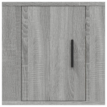 Nástěnné Tv Skříňky 2 Ks Šedé Sonoma 40 X 34,5 X Šedá Sonoma