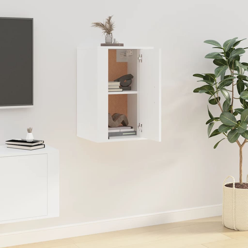 Nástěnná Tv Skříňka 40 X 34,5 X Bílá