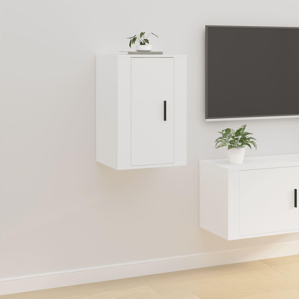 Nástěnná Tv Skříňka 40 X 34,5 X Bílá
