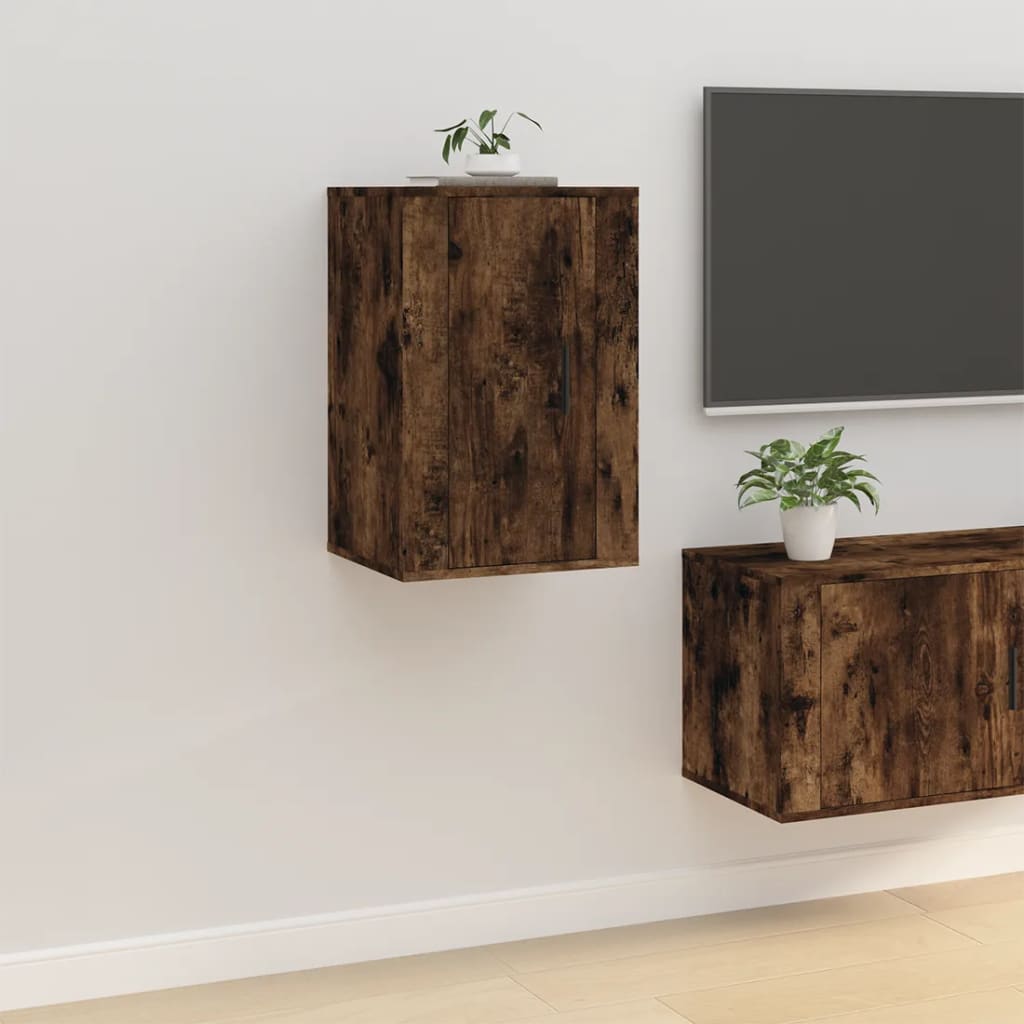 Nástěnná Tv Skříňka 57 X 34,5 X Kouřový Dub