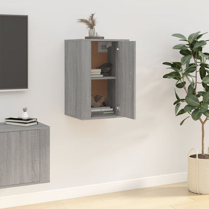 Nástěnná Tv Skříňka Šedá Sonoma 40 X 34,5 X Šedá Sonoma