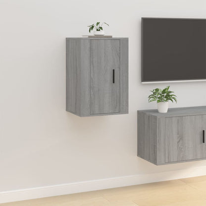Nástěnná Tv Skříňka Šedá Sonoma 40 X 34,5 X Šedá Sonoma