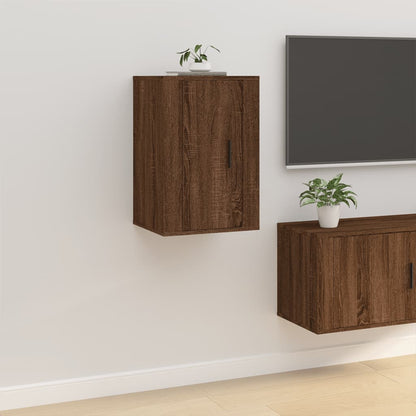 Nástěnná Tv Skříňka 57 X 34,5 X Hnědý Dub
