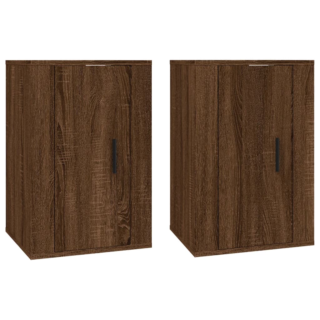 Nástěnné Tv Skříňky 2 Ks 40 X 34,5 X 60 Cm