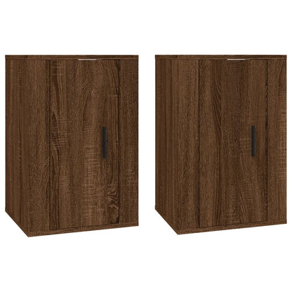 Nástěnné Tv Skříňky 2 Ks 40 X 34,5 X 60 Cm