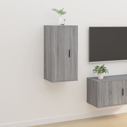 Nástěnná Tv Skříňka Šedá Sonoma 40 X 34,5 X Šedá Sonoma