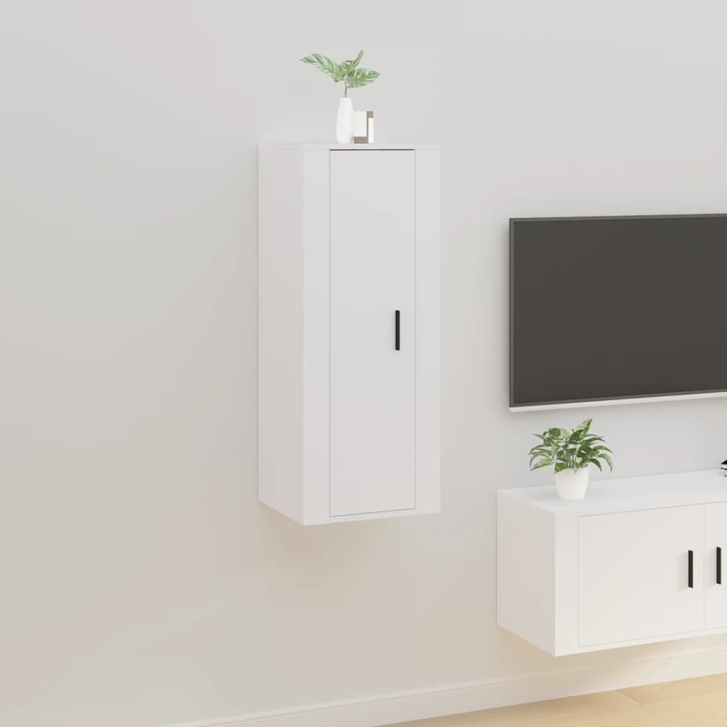 Nástěnná Tv Skříňka 40 X 34,5 X Bílá