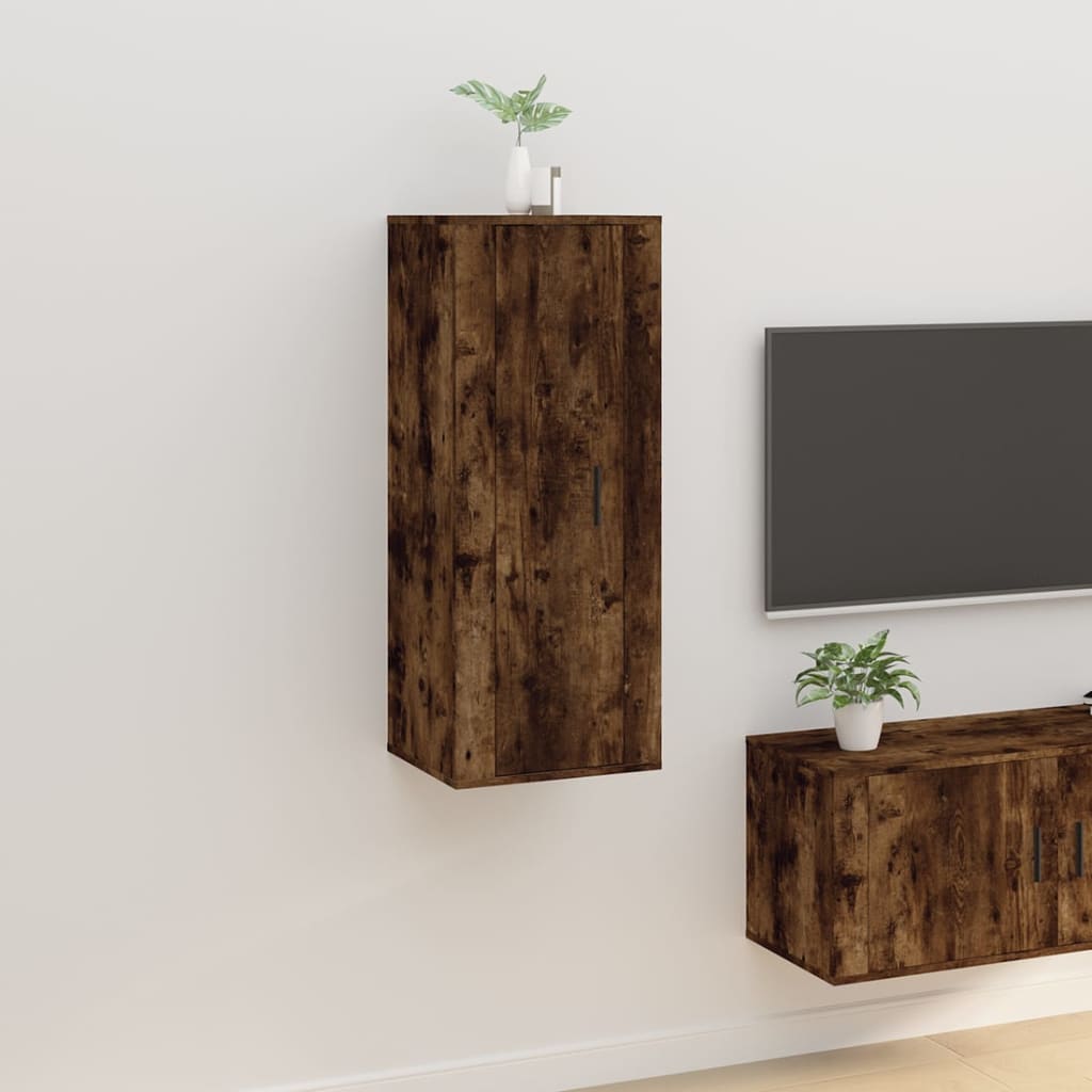 Nástěnná Tv Skříňka 57 X 34,5 X Kouřový Dub