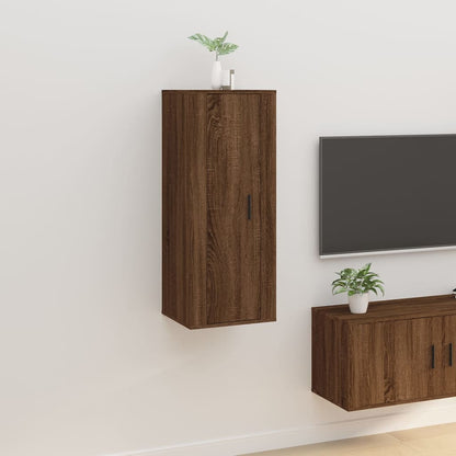 Nástěnná Tv Skříňka 57 X 34,5 X Hnědý Dub
