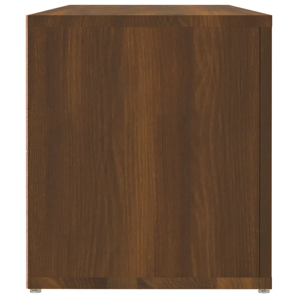 TV skříňka hnědý dub 100x31,5x35 cm kompozitní dřevo