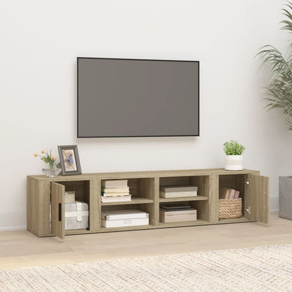 Tv Skříňky 2 Ks Dub Sonoma 80 X 31,5 X 36 Cm Kompozitní Dřevo