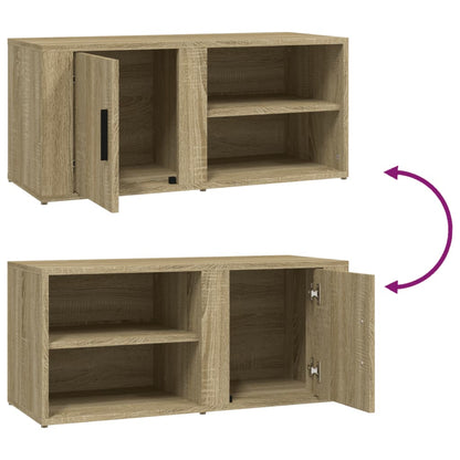 Tv Skříňky 2 Ks Dub Sonoma 80 X 31,5 X 36 Cm Kompozitní Dřevo