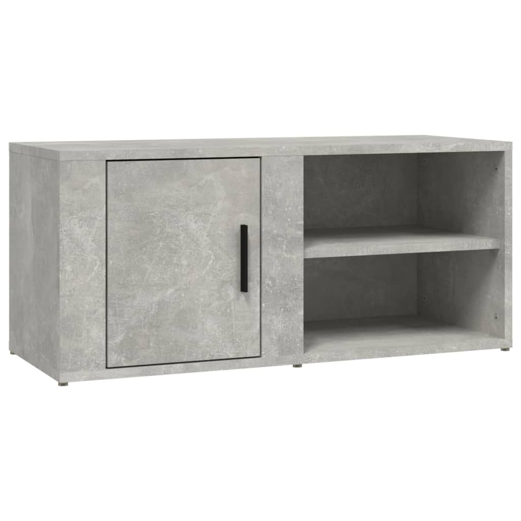 Tv Skříňky 2 Ks Betonově Šedé 80 X 31,5 X 36 Cm Kompozit