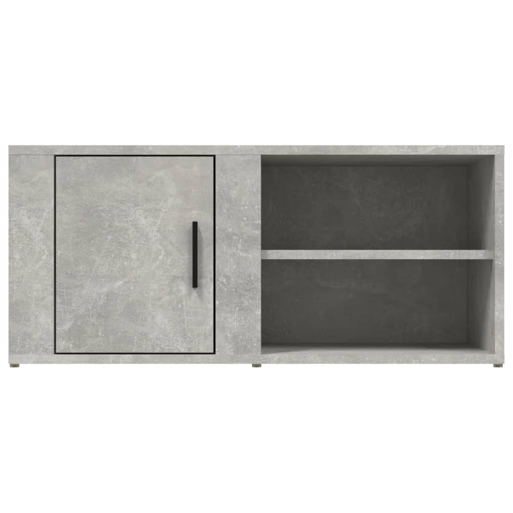 Tv Skříňky 2 Ks Betonově Šedé 80 X 31,5 X 36 Cm Kompozit
