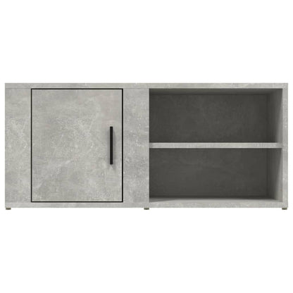 Tv Skříňky 2 Ks Betonově Šedé 80 X 31,5 X 36 Cm Kompozit