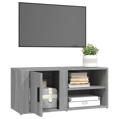 Tv Skříňky 2 Ks Šedé Sonoma 80 X 31,5 X 36 Cm Kompozitní Dřevo